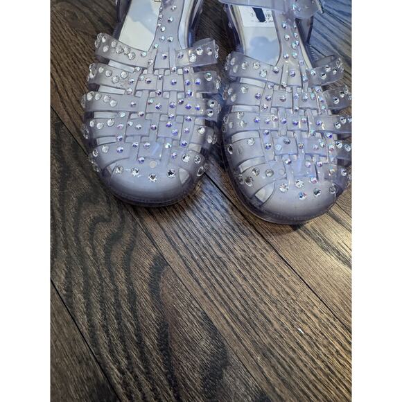 MELISSA Possession Crystals Women's Jelly Sandals Sz 7 NWT $500 - Picture 9 of 16